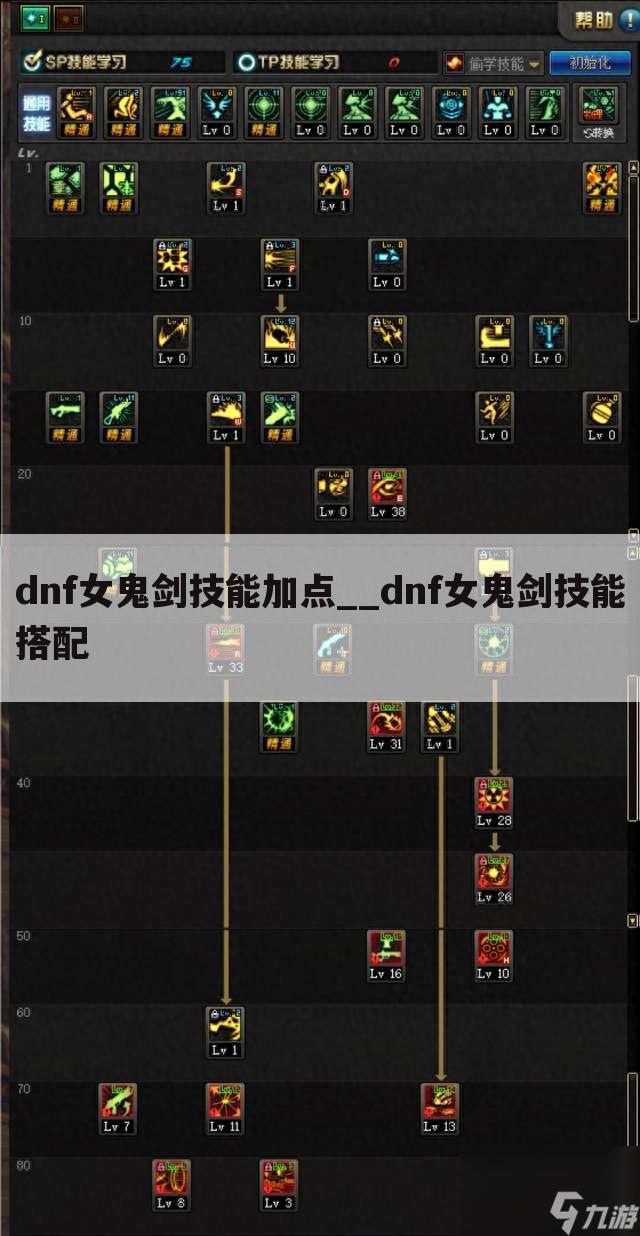 dnf女鬼剑技能加点__dnf女鬼剑技能搭配